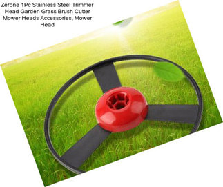 Zerone 1Pc Stainless Steel Trimmer Head Garden Grass Brush Cutter Mower Heads Accessories, Mower Head