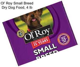 Ol\' Roy Small Breed Dry Dog Food, 4 lb