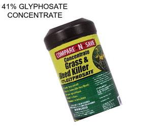 41% GLYPHOSATE CONCENTRATE