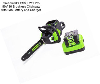 Greenworks CS80L211 Pro 80V 16\