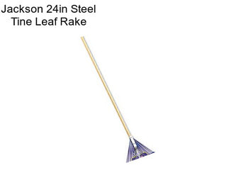 Jackson 24in Steel Tine Leaf Rake