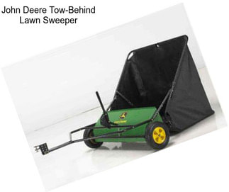 John Deere Tow-Behind Lawn Sweeper