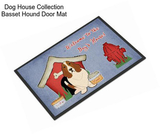 Dog House Collection Basset Hound Door Mat