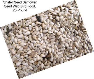 Shafer Seed Safflower Seed Wild Bird Food, 25-Pound