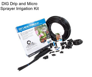 DIG Drip and Micro Sprayer Irrigation Kit