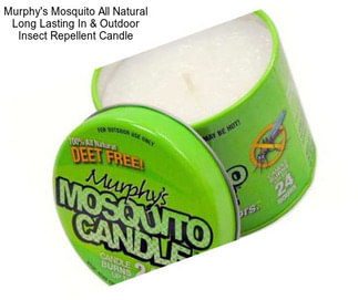 Murphy\'s Mosquito All Natural Long Lasting In & Outdoor Insect Repellent Candle
