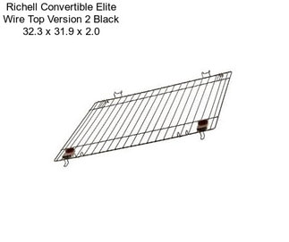 Richell Convertible Elite Wire Top Version 2 Black 32.3\