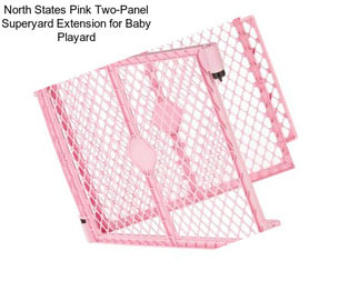 North States Pink Two-Panel Superyard Extension for Baby Playard