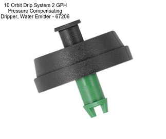 10 Orbit Drip System 2 GPH Pressure Compensating Dripper, Water Emitter - 67206