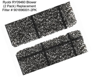 Ryobi RY09460 Blower (2 Pack) Replacement Filter # 901696001-2PK