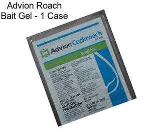 Advion Roach Bait Gel - 1 Case