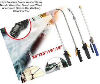 High Pressure Power Washer Spray Nozzle Water Gun Spay Hose Wand Attachment Garden Car Washing Cleaning Tool