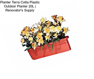 Planter Terra Cotta Plastic Outdoor Planter 20\