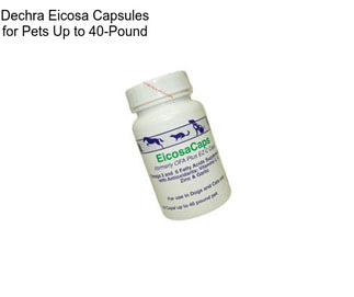 Dechra Eicosa Capsules for Pets Up to 40-Pound