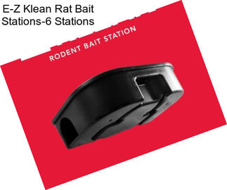 E-Z Klean Rat Bait Stations-6 Stations