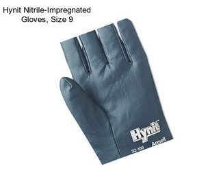 Hynit Nitrile-Impregnated Gloves, Size 9