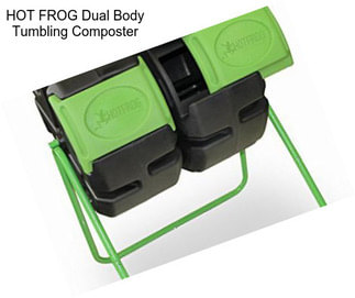 HOT FROG Dual Body Tumbling Composter