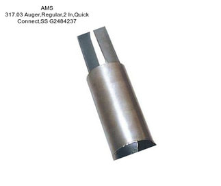AMS 317.03 Auger,Regular,2 In,Quick Connect,SS G2484237