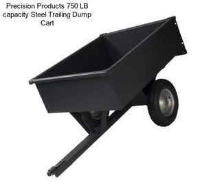 Precision Products 750 LB capacity Steel Trailing Dump Cart