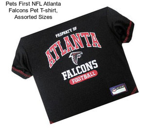 Pets First NFL Atlanta Falcons Pet T-shirt, Assorted Sizes