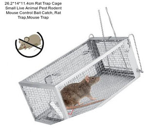 26.2*14*11.4cm Rat Trap Cage Small Live Animal Pest Rodent Mouse Control Bait Catch, Rat Trap,Mouse Trap