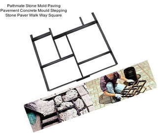 Pathmate Stone Mold Paving Pavement Concrete Mould Stepping Stone Paver Walk Way Square