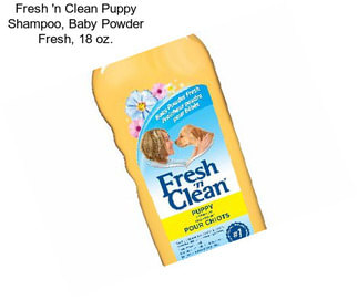 Fresh \'n Clean Puppy Shampoo, Baby Powder Fresh, 18 oz.