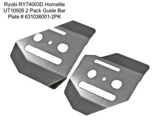 Ryobi RY74003D Homelite UT10926 2 Pack Guide Bar Plate # 631036001-2PK