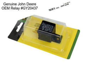 Genuine John Deere OEM Relay #GY20437