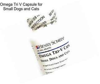 Omega Tri V Capsule for Small Dogs and Cats