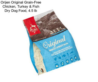 Orijen Original Grain-Free Chicken, Turkey & Fish Dry Dog Food, 4.5 lb