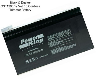 Black & Decker CST1200 12 Volt 10 Cordless Trimmer Battery
