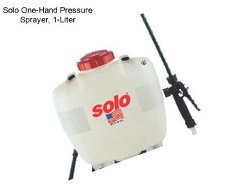 Solo One-Hand Pressure Sprayer, 1-Liter