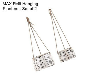 IMAX Relli Hanging Planters - Set of 2