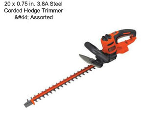 20 x 0.75 in. 3.8A Steel Corded Hedge Trimmer , Assorted
