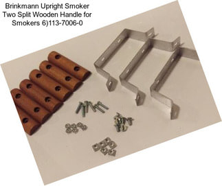 Brinkmann Upright Smoker Two Split Wooden Handle for Smokers 6)113-7006-0