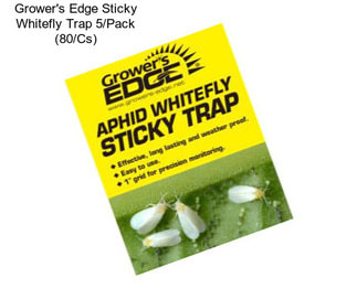 Grower\'s Edge Sticky Whitefly Trap 5/Pack (80/Cs)