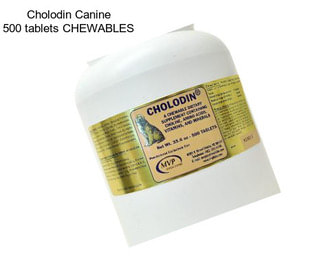 Cholodin Canine 500 tablets CHEWABLES