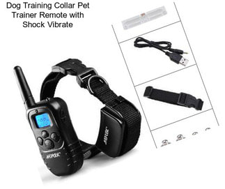 Dog Training Collar Pet Trainer Remote with Shock Vibrate