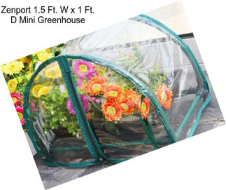 Zenport 1.5 Ft. W x 1 Ft. D Mini Greenhouse