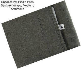 Snoozer Pet Piddle Pads Sanitary Wraps, Medium, Anthracite