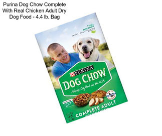 Purina Dog Chow Complete With Real Chicken Adult Dry Dog Food - 4.4 lb. Bag