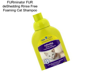 FURminator FUR deShedding Rinse Free Foaming Cat Shampoo