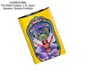 HYDROFARM FX14026 Foxfarm 1 lb, Open Sesame, Soluble Fertilizer