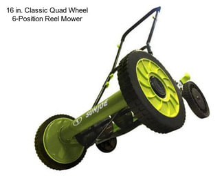 16 in. Classic Quad Wheel 6-Position Reel Mower