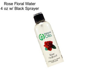 Rose Floral Water 4 oz w/ Black Sprayer