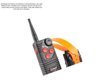 UPGRADED AETERTEK WATERPROOF RECHARGEABLE  600 YARD REMOTE DOG TRAINER: DOG TRAINING SHOCK COLLAR WITH 7 ADUSTABLE SHOCK LEVELS PLUS BEEP TONE AND VIBRATION FOR ONE DOG TRAINING