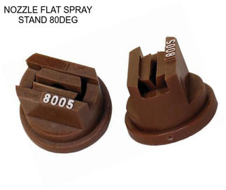 NOZZLE FLAT SPRAY STAND 80DEG