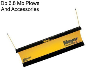 Dp 6.8 Mb Plows And Accessories