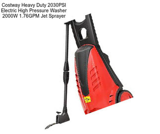 Costway Heavy Duty 2030PSI Electric High Pressure Washer 2000W 1.76GPM Jet Sprayer